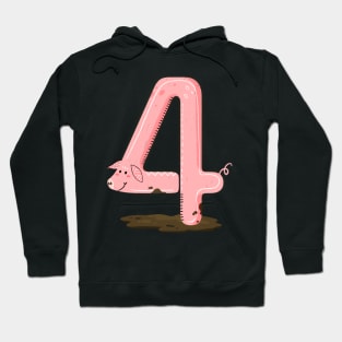 Pig four Hoodie